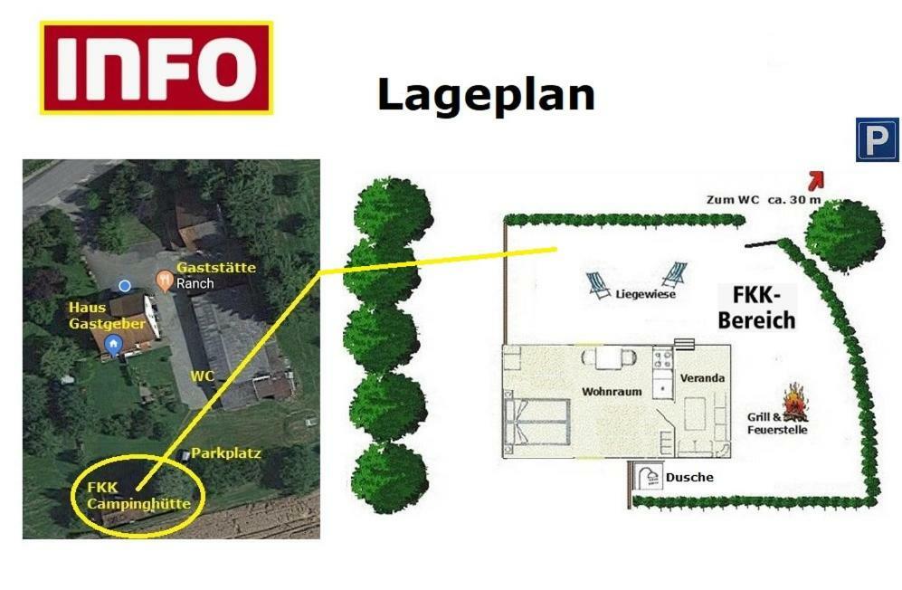 Campinghutte Mit Fkk Moglichkeit Hotel Meckenbeuren Kültér fotó